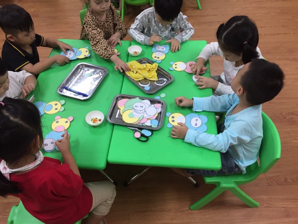 Ngày 20/10 với các bé lớp Mẫu giáo nhỡ B2