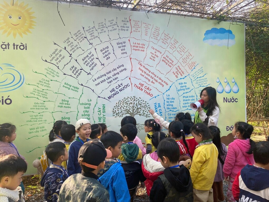 Một ngày trải nghiệm bổ ích của các bé lớp mẫu giáo lớn trường Mẫu giáo số 10