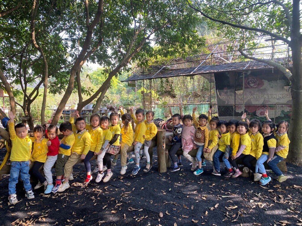Một buổi tham quan học tập ngoại khóa của các bạn nhỏ lớp Mẫu giáo nhỡ B1
