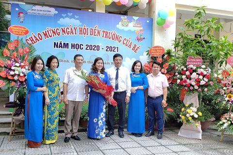 Trường Mẫu giáo Số 10: Không khí rộn ràng đón chào năm học mới
