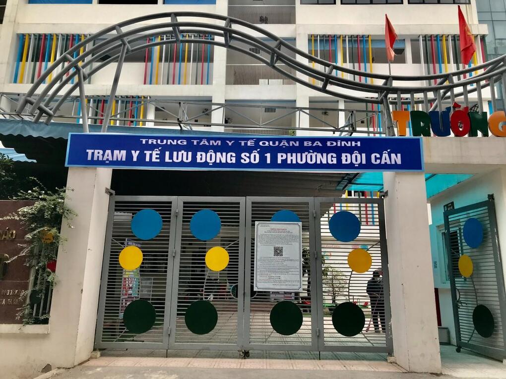 Phường Đội Cấn kích hoạt trạm y tế lưu động số 1