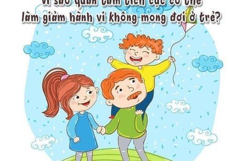 VÌ SAO QUAN TÂM TÍCH CỰC CÓ THỂ LÀM GIẢM NHỮNG VẤN ĐỀ TRONG HÀNH VI CỦA TRẺ?