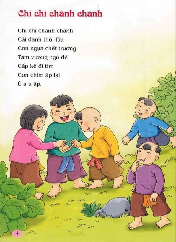 Đồng dao Chi chi chành chành | Bài thơ Chi chi chành chành