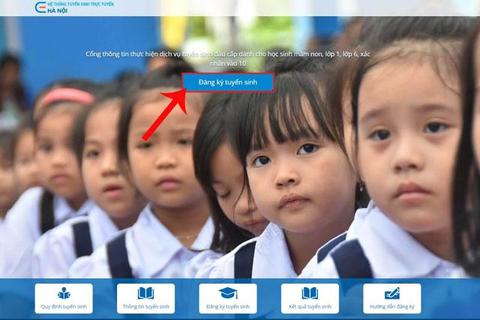 Hướng dẫn đăng ký tuyển sinh mẫu giáo, lớp 1, lớp 6 trực tuyến năm học 2020 -2021