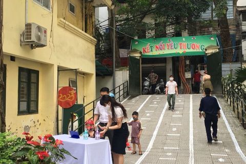 CÁC CON TRƯỜNG MẪU GIÁO SỐ 10 QUAY LẠI TRƯỜNG SAU KỲ NGHỈ PHÒNG CHỐNG DỊCH COVID-19