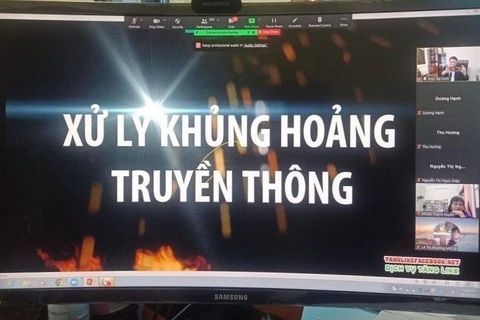 Trường Mẫu giáo số 10 tham dự tập huấn xử lý khủng hoảng truyền thông cho cán bộ quản lý, giáo viên mầm non quận Ba Đình