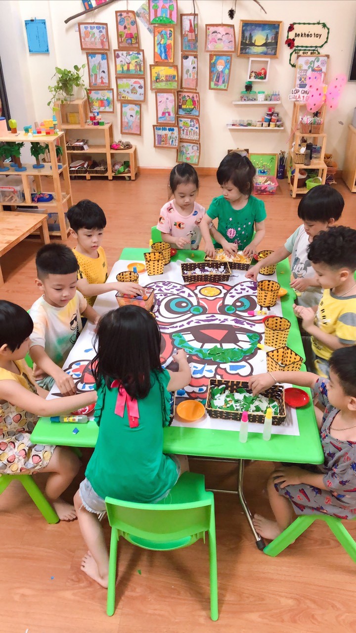 CÁC HOẠT ĐỘNG CỦA CÁC BÉ LỚP MẪU GIÁO NHỠ B4  TRONG NGÀY TẾT TRUNG THU