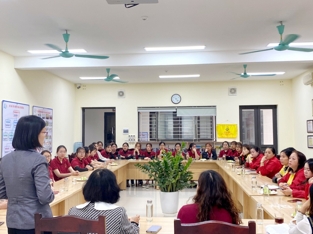 Trường Mẫu giáo Số 10 đón sinh viên đoàn số 26 trường cao đẳng sư phạm trung ương đến thực tập tại trường