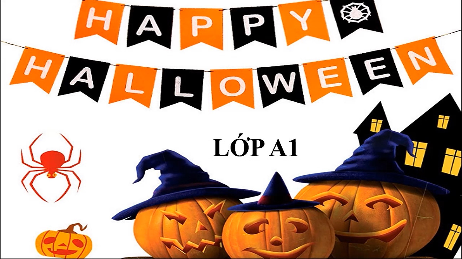 Bé lớp A1 với màn trình diễn thời trang Halloween