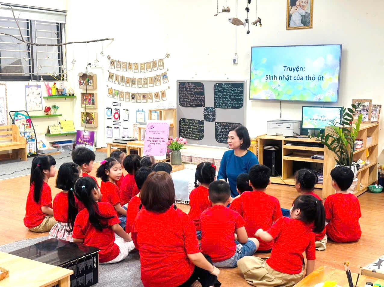 HOẠT ĐỘNG KẾT NỐI GIỮA PHỤ HUYNH VỚI GIỜ HỌC CỦA CÁC BÉ LỚP A1