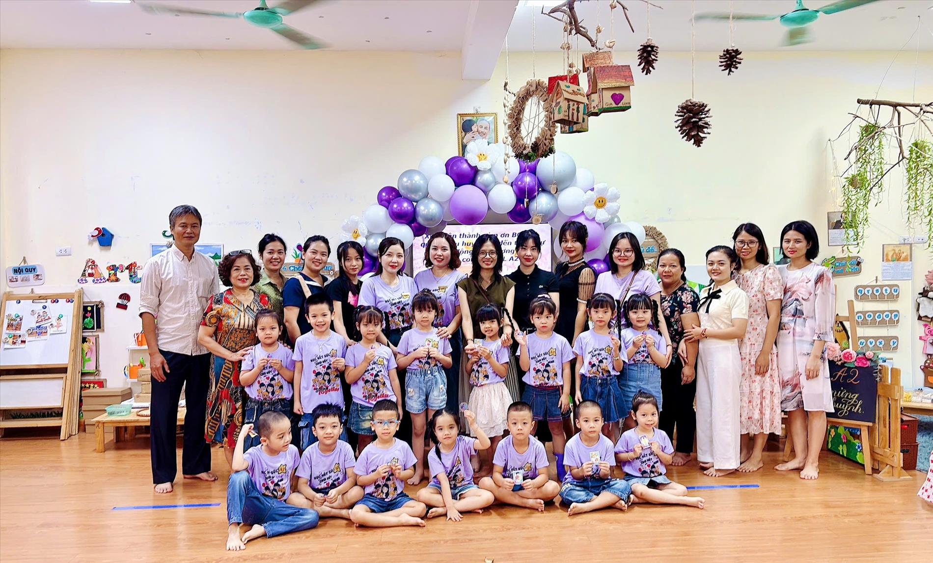 Vui mừng chào đón quý vị phụ huynh lớp MGL A2 tới dự hoạt động “Nêu gương bé ngoan”