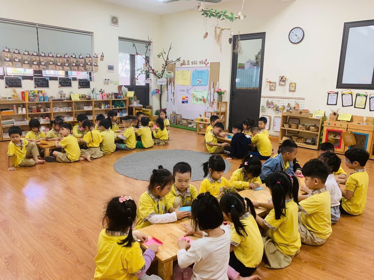 CÁC BÉ LỚP A1 VỚI HOẠT ĐỘNG BẢO VỆ MÔI TRƯỜNG.