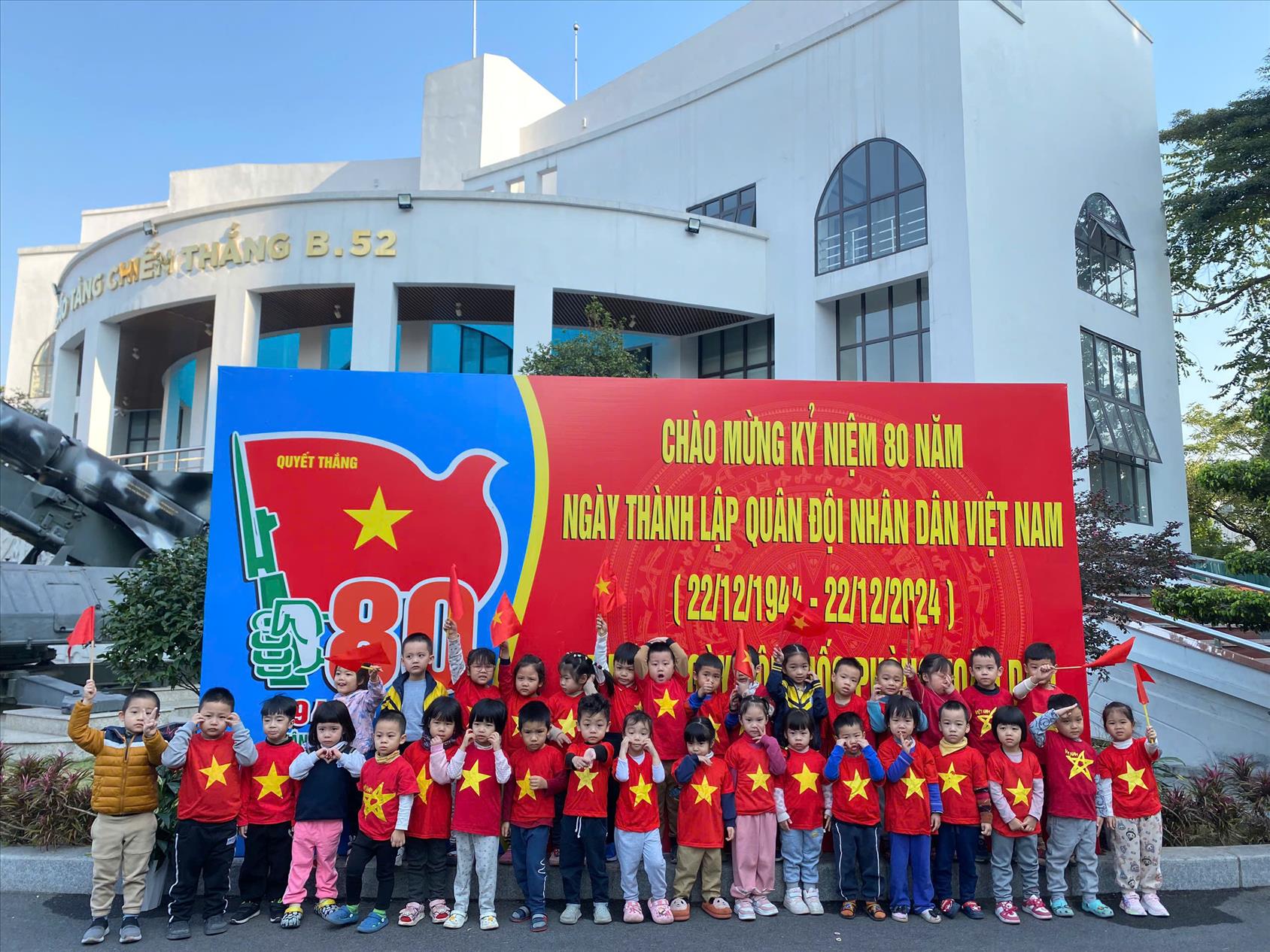 Chuyến Tham Quan Bảo Tàng B52 Của Lớp Mẫu Giáo Nhỡ B1