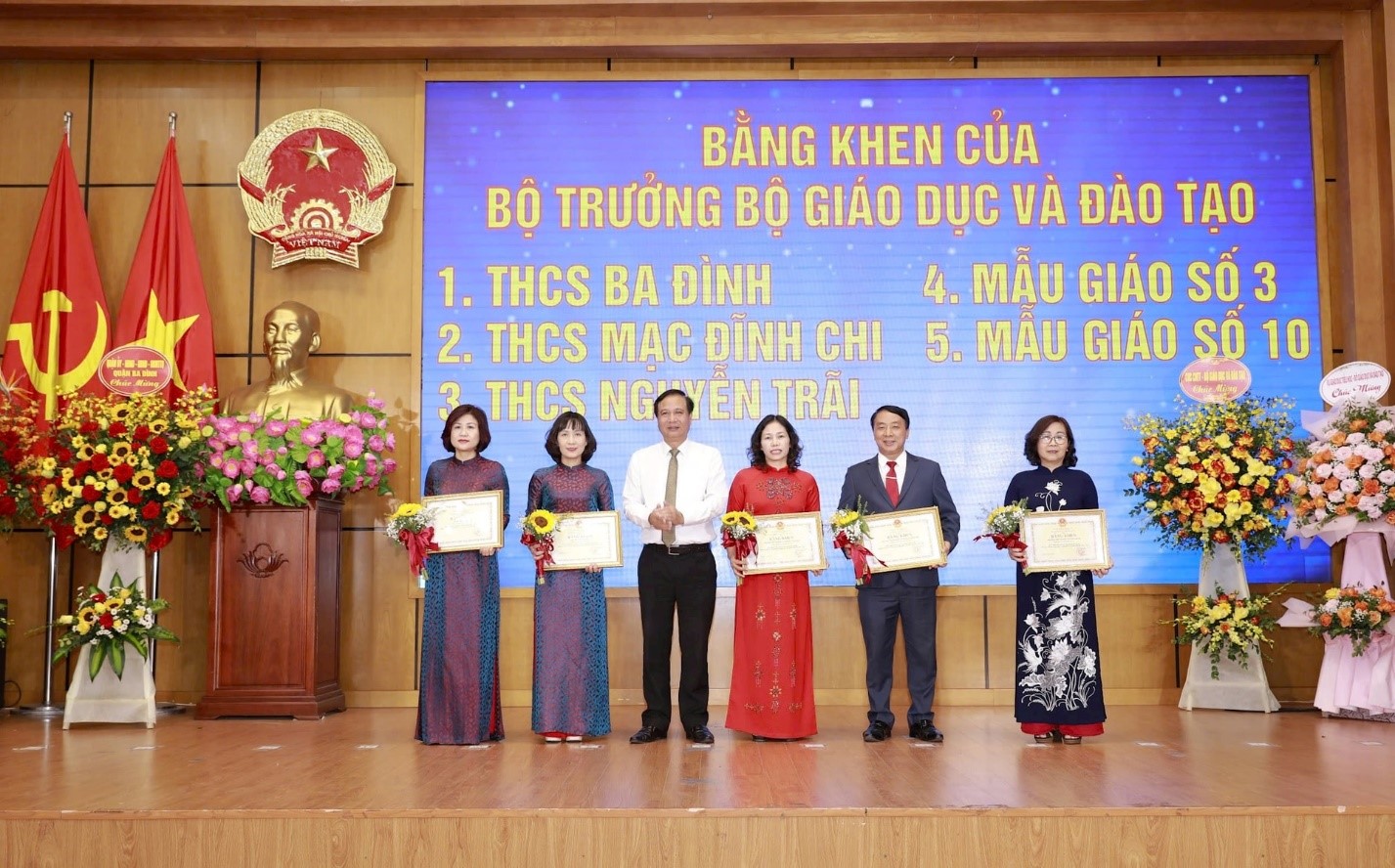 TRƯỜNG MẪU GIÁO SỐ 10 TIẾP TỤC GIỮ VỮNG DANH HIỆU TẬP THỂ LĐXS CẤP THÀNH PHỐ VÀ VINH DỰ ĐƯỢC NHẬN  BẰNG KHEN CỦA BỘ GIÁO DỤC ĐÀO TẠO