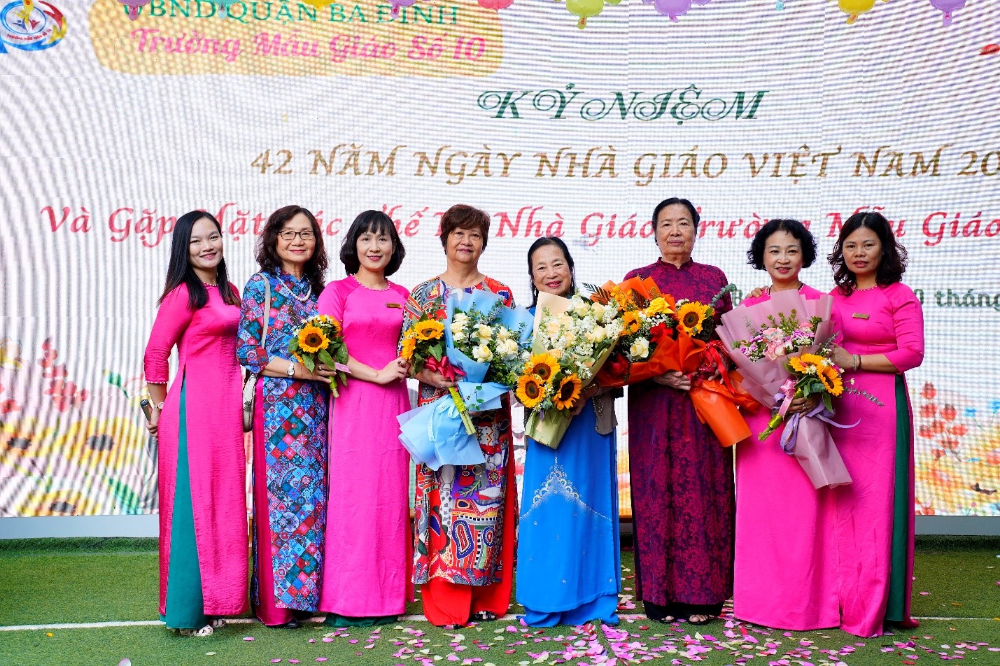 TRƯỜNG MẪU GIÁO SỐ 10 TỔ CHỨC CHƯƠNG TRÌNH GIAO LƯU   GẶP MẶT VÀ TRI ÂN NHÂN NGÀY NHÀ GIÁO VIỆT NAM 20/11