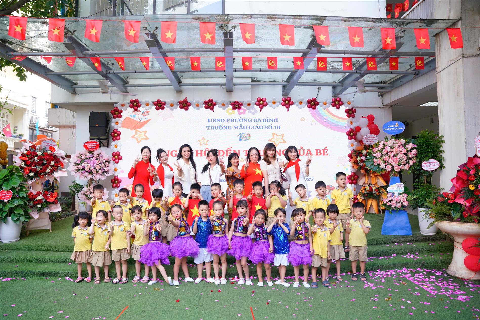 Khai giảng năm học 2025 – 2026, niềm vui hân hoan của các bạn nhỏ lớp Mẫu Giáo Lớn A4.