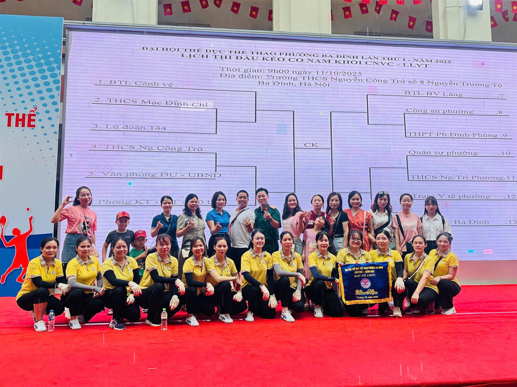 ĐOÀN KẾT LÀ SỨC MẠNH – TRƯỜNG MẪU GIÁO SỐ 10 HĂNG HÁI THAM GIA “ ĐẠI HỘI TDTT PHƯỜNG BA ĐÌNH LẦN THỨ I