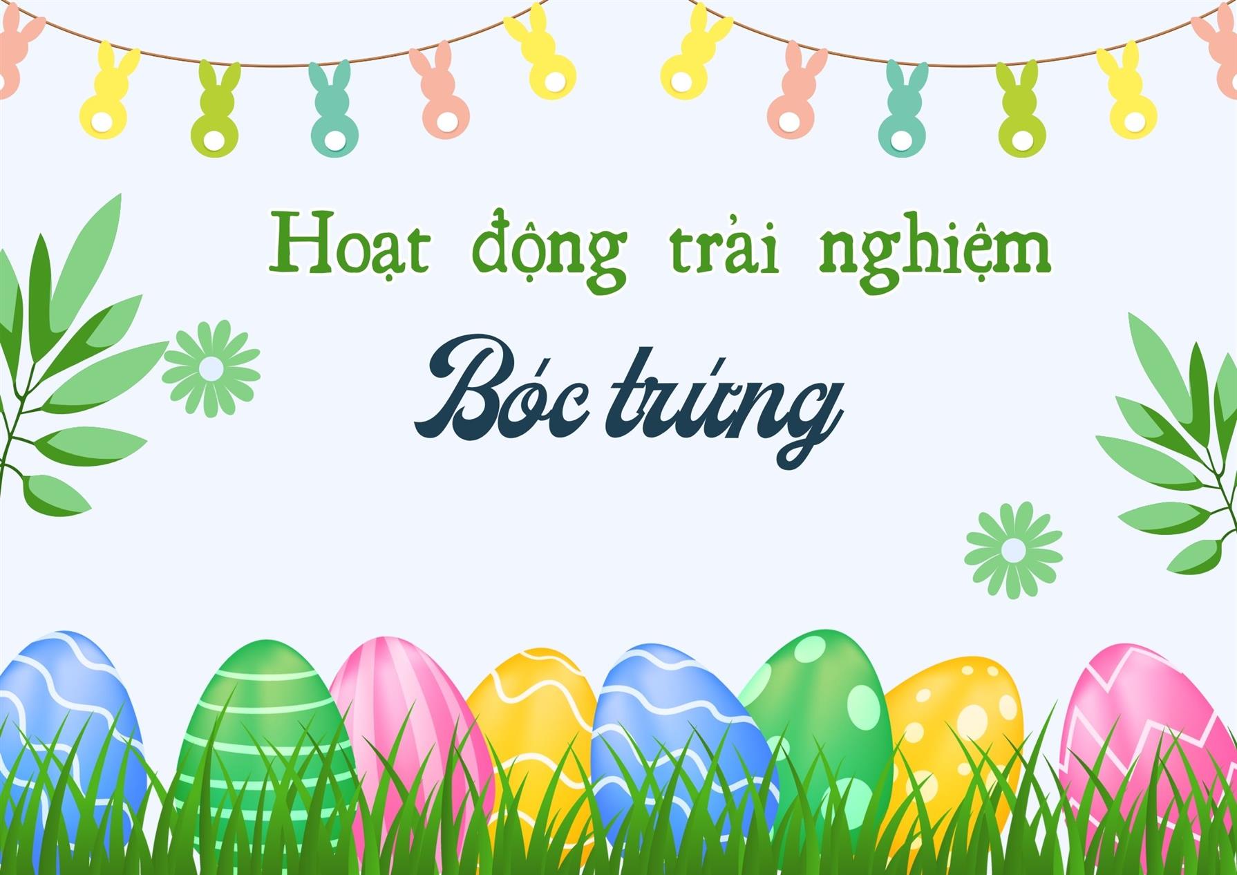 Hoạt động trải nghiệm "Bóc trứng Cút" của các bé lớp MGB C1