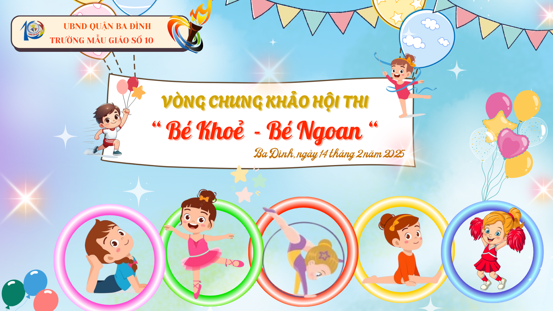 Trường Mẫu giáo Số 10 tổ chức chung khảo hội thi "Bé khỏe - Bé ngoan" năm học 2024- 2025