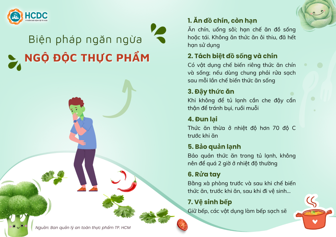 Trường Mẫu giáo Số 10 kính gửi Quý vị phụ huynh học sinh bài tuyên truyền  về công tác đảm bảo vệ sinh an toàn và phòng chống ngộ độc thực phẩm