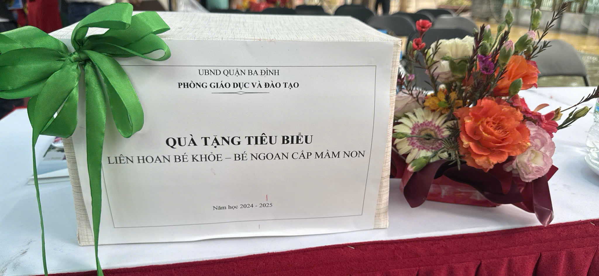 Trường MG số 10 xuất sắc lọt vào top 7 đơn vị tiêu biểu trong liên hoan “Bé khỏe – Bé ngoan” cấp Quận năm học 2024- 2025