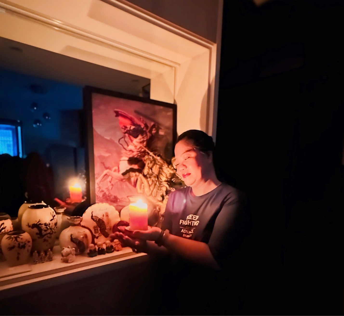 CÔ VÀ TRÒ LỚP MGB C1 CÙNG THAM GIA CHIẾN DỊCH “GIỜ TRÁI ĐẤT”