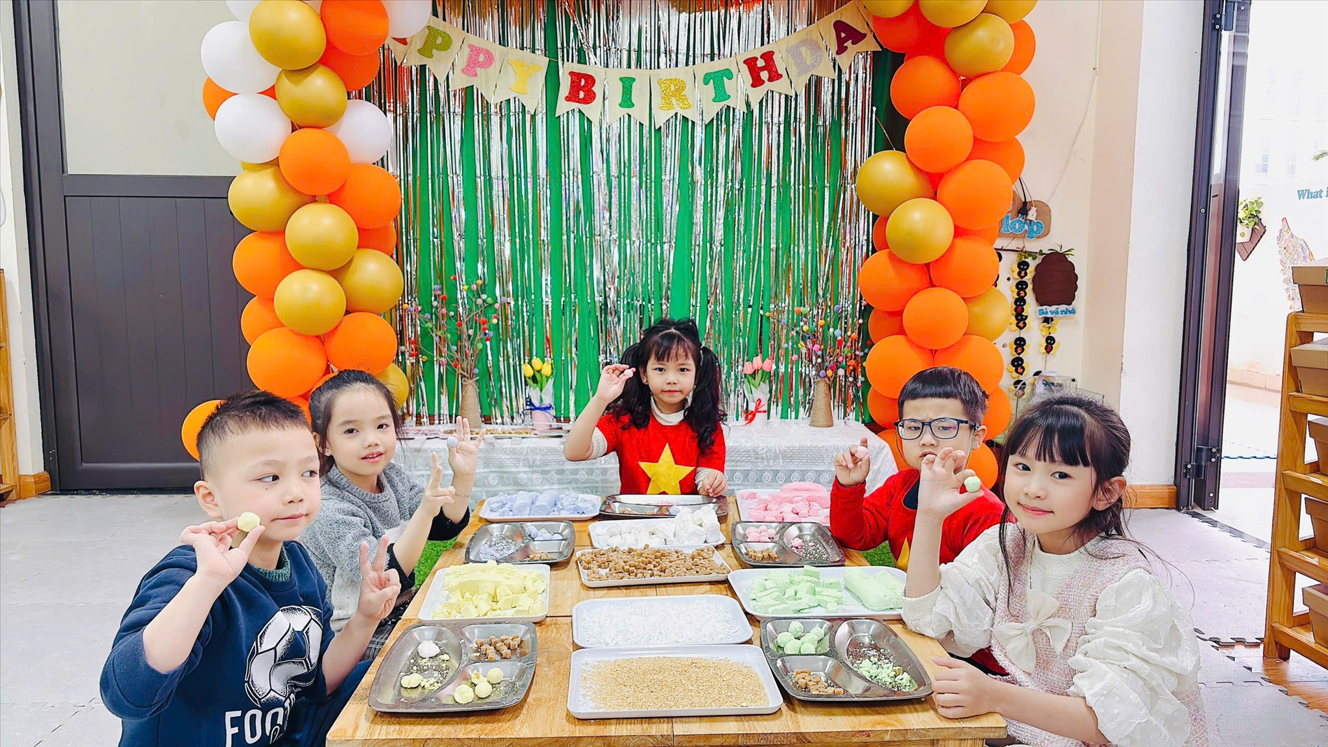 Các bạn nhỏ Lớp MGL A2 tìm hiểu về ẩm thực Việt Nam qua hoạt động “Bé tập làm nội trợ”