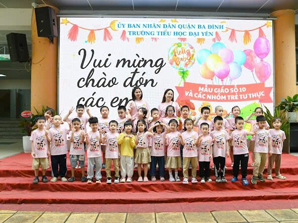 “Chuẩn bị cho hành trình mới” – Tham quan trường Tiểu học Đại Yên của các bé lớp MGL A5 Trường Mẫu Giáo Số 10