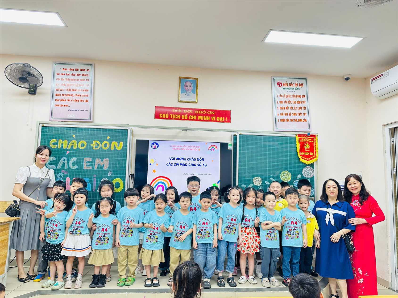 Trải nghiệm đáng nhớ tại Trường Tiểu học Đại Yên của các bé lớp Mẫu Giáo lớn A4 – Bước đệm tự tin vào lớp 1!