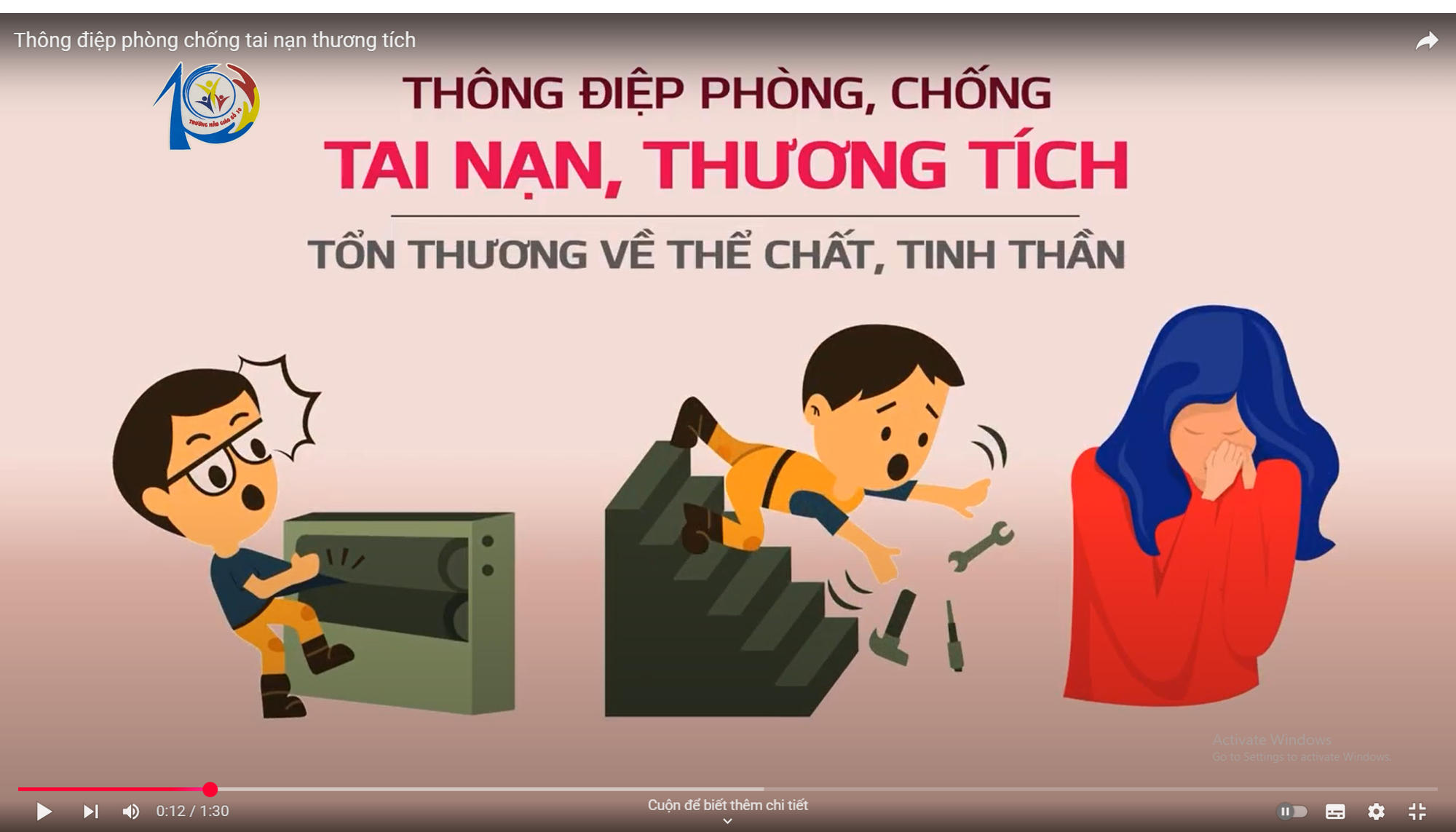 Trường Mẫu giáo Số 10 kính gửi Quý vị phụ huynh học sinh bài tuyên truyền phòng chống tai nạn thương tích cho trẻ